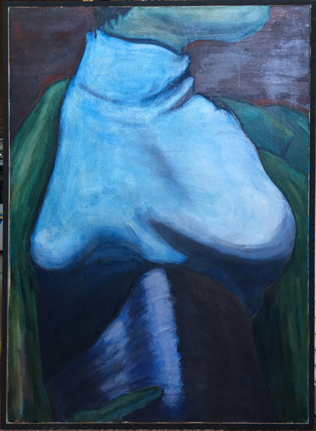 PoseVI - 50x70cm, Tempera/Öl auf Leinen